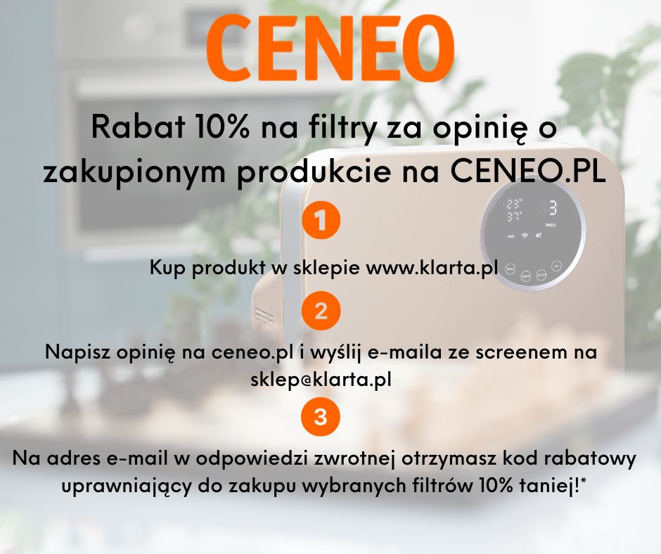 Rabat 10% za opinię Ceneo - baner