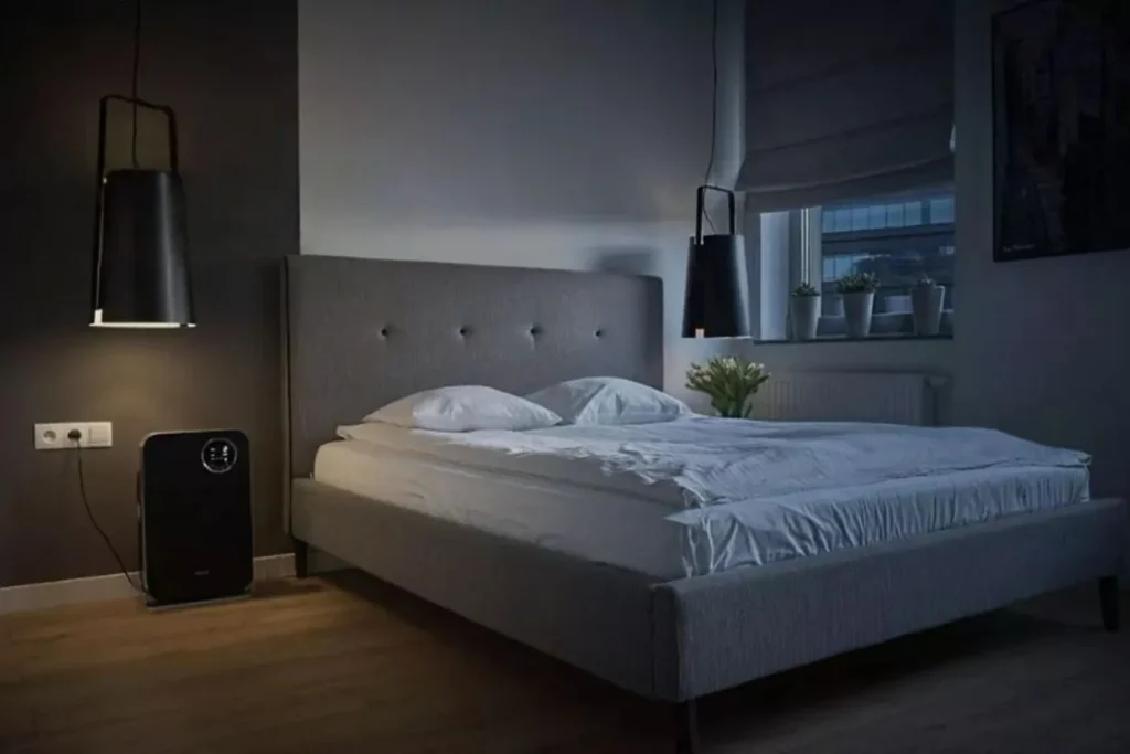 Klarta Forste 4 Black w sypialni