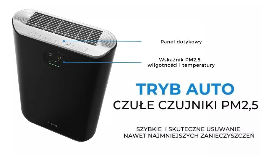 Tryb automatyczny w oczyszczaczach Klarta