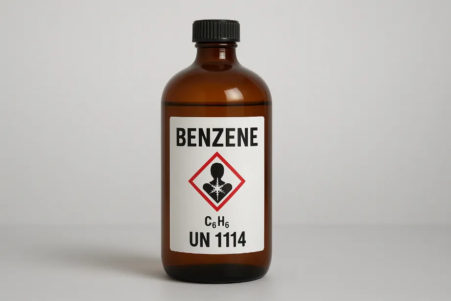 Benzen w butelce
