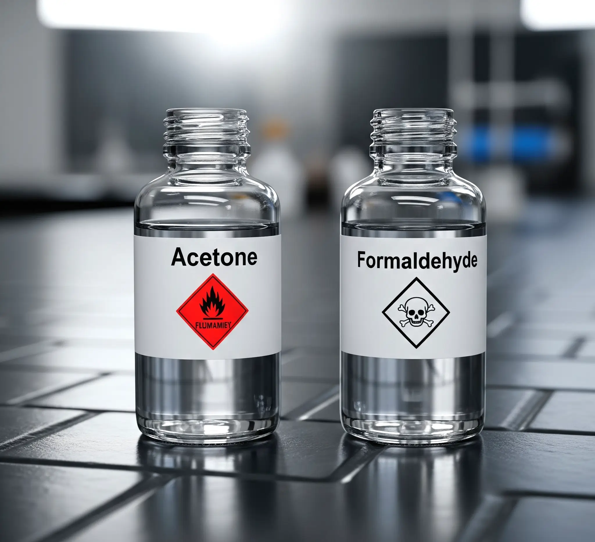 Aceton formaldehyd butelki