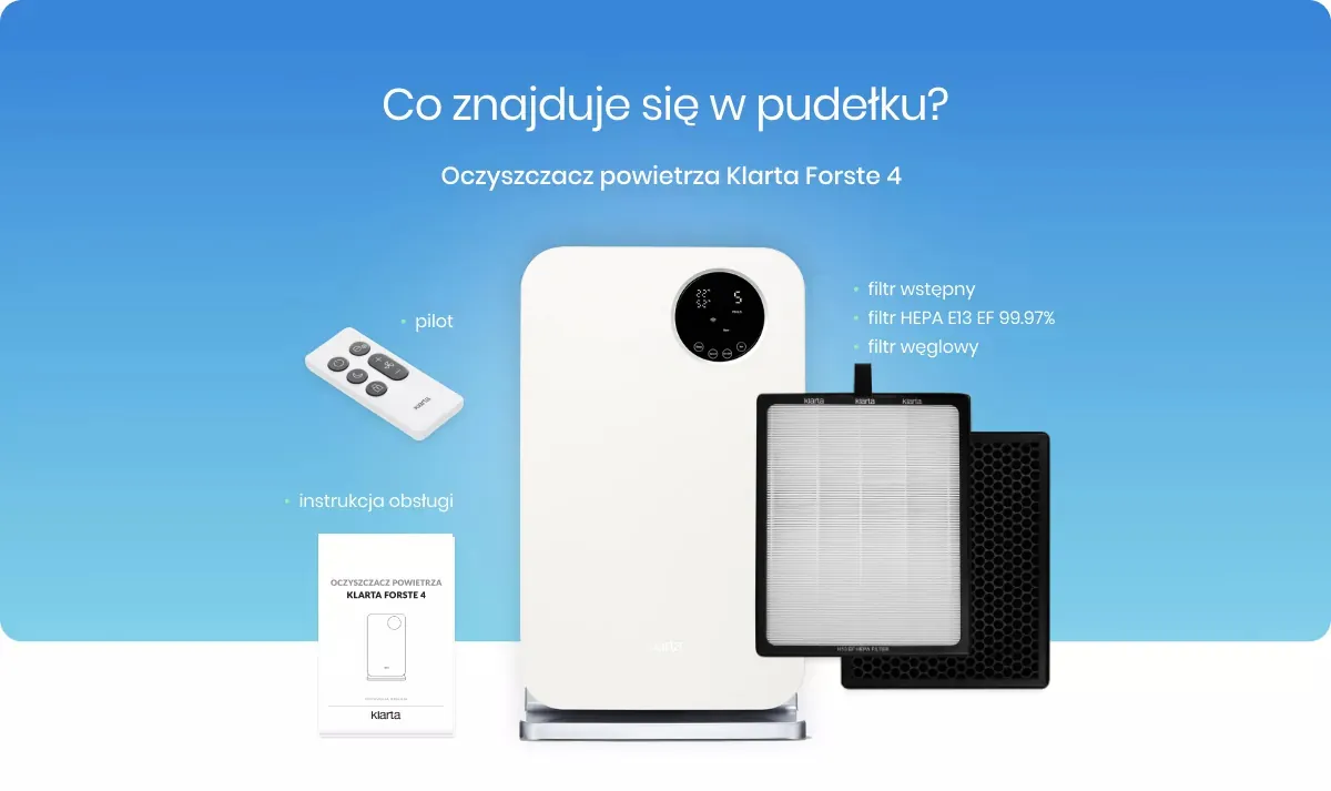 Klarta forste 4 zawartość pudełka