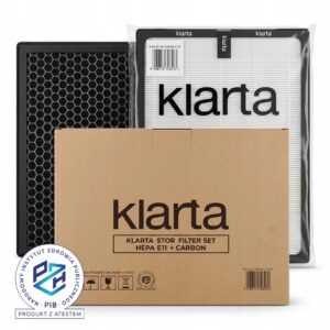 STOR - Komplet filtrów z HEPA E11 do oczyszczaczy serii Klarta STOR