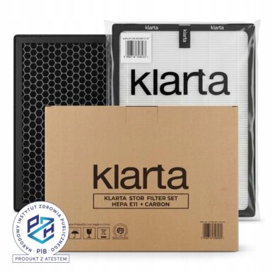 STOR - Komplet filtrów z HEPA E11 do oczyszczaczy serii Klarta STOR